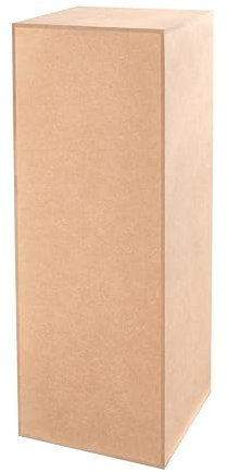 Colonne Décorative En MDF, Colonne Pour Fleurs Pour Salon, Support À Décorations, Socle Décoratif, Support De Plante, Socle Stable, Design Moderne, 80x30x30 Cm