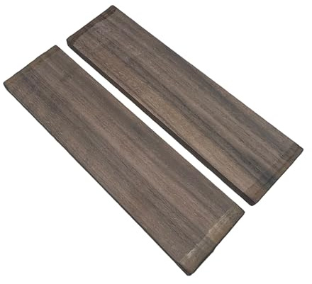 Nogal Americano, Par De Obleas,140x40x6mm, Madera Preciosa Torneado De Madera De Bolígrafos, Lutherie,Instrumentos Musicales, Cubiertos, Mangas De Cuchillos De Madera, Escultura, Joyería (1)