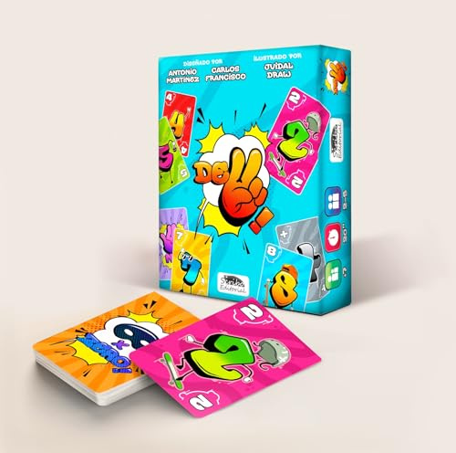 Scribo Editorial Dedos - Cálculo Mental - 6 a 107 años - Divertido y apasionante Juego de Cartas, basado en Las Operaciones básicas de matemáticas, Que Requiere cálculo, Agilidad Mental y Estrategia.