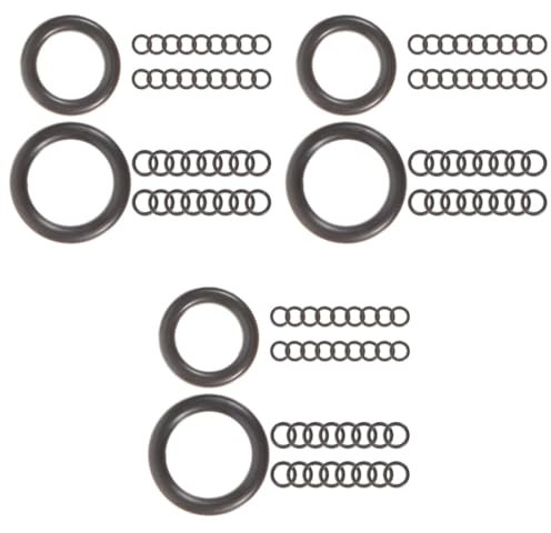 Yardwe 3 Sätze Mobile Waschmaschine Mechanisch Waschzubehör Magnetischer Fensterputzer Gummidichtungen Hitzebeständige Hochdruckreiniger Abdichtende Ösen Dichtungsring Black 40 Stück * 3