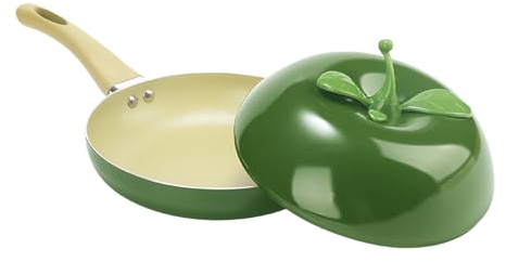 Ollas Pequeñas para Cocinar | Olla Para Cocción Lenta De Verduras Y Frutas | Sartén Con Tapa,Para Inducción Estufas Placas De Cocción Freír Cocinar Guisar Leche Sopa Y Hervir A Fuego Lento