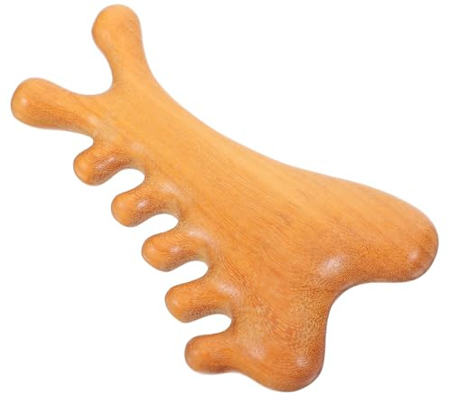 Sechs Krallen Massagestab mit Langem Griff, Gua Sha Stab | Massagekamm für Kopfhaut, Vielseitige Anwendung zu Hause und Büro, Einzigartige Rechenform