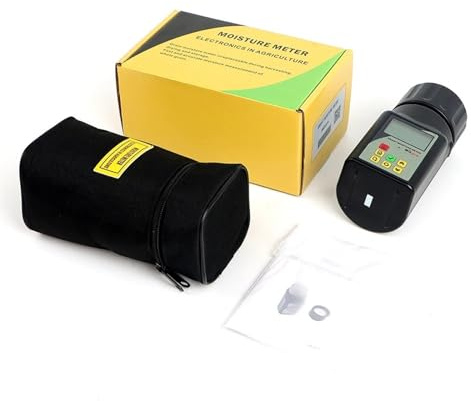 Misuratore di terreno, Misuratore di umidità for cereali intelligente for 25 tipi di mais, riso, frumento, arachidi, igrometro, portatile, piselli, fagioli, umidità, tester for l'acqua