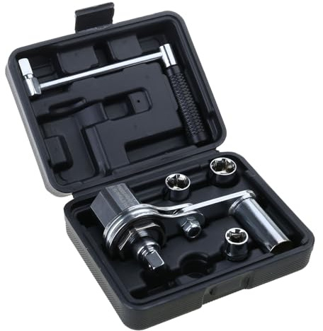 YROHGKPN Professional Socket Set Multiplier Wrench Nut Remover Tool for Car Vehicle Wheel Maintenance Multiple Lugs Nut Types Car Maintenance