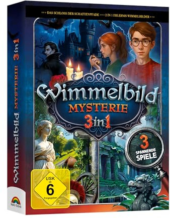 3in1 Wimmelbild Mysterie - 3 spannende Wimmelbild Spiele in einerBox für Win 11 / 10 / 8.1 / 7
