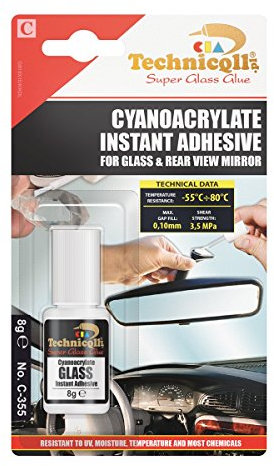 Super Glue spéciale verre 8g Colle Cyanoacrylate extra forte instantanée Fabrication Réparation Verre Cristal Pierres précieuses