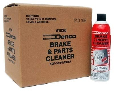 Denco #1930 Brake & Parts Cleaner Spray, Non-Chlorinated, Fast-Drying Degreaser, Low Odor Aerosol, 15.3oz (13oz net wt) (Case of 12)