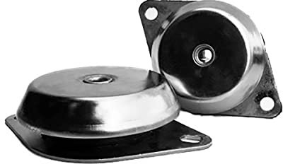 RS PRO Rubber Vibration Damper Base Mounting Weight Size M10 Diameter 92 mm x 45 mm