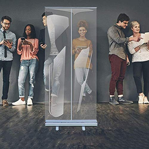Wasserdichte Plastik Transparent Tarp, Anti-Sneeze Roll-Up Banner, verschiedene Größen, geeignet für verschiedene öffentliche Plätze, Cafes, Kassierer, Rezeptionisten, Büros, Restaurants,100*200cm