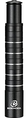 Boenoea Bici Attacco Manubrio Riser, Prolunga Manubrio Bici Rialzo Manubrio MTB in 115mm/150mm/180mm/210mm Lega di Alluminio, 1-1/8 28,6 mm