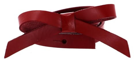 Vanzetti Leder Gürtel 15mm Belt W70 Red rot