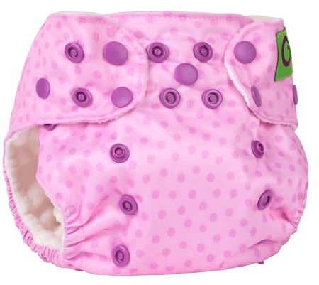 Zoocchini Unicorno Rosa ibrido All-in-One pannolini con due inserti riutilizzabili, misura 1, pezzi 1