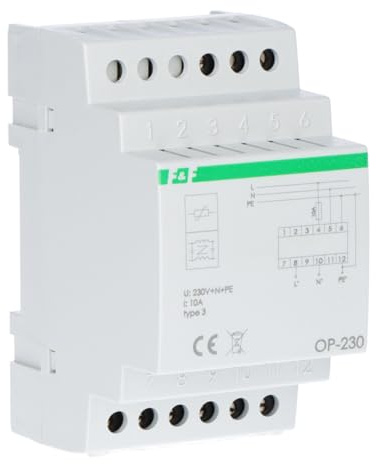 Limite de surtension D avec triple filtre anti-interférence 2P 1kV OP-230 f&f 5908312596110