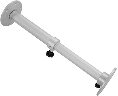 01 02 015 Pata de Mesa Ajustable, 445-685 Mm Soporte de Mesa Telescópico Plateado Esmerilado para Caravanas Extraíble para Caravana para Barcos para Balcones
