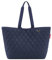 reisenthel classic shopper XL rhombus midnight gold – Geräumige Shopping Bag und edle Handtasche in einem – Aus wasserabweisendem Material
