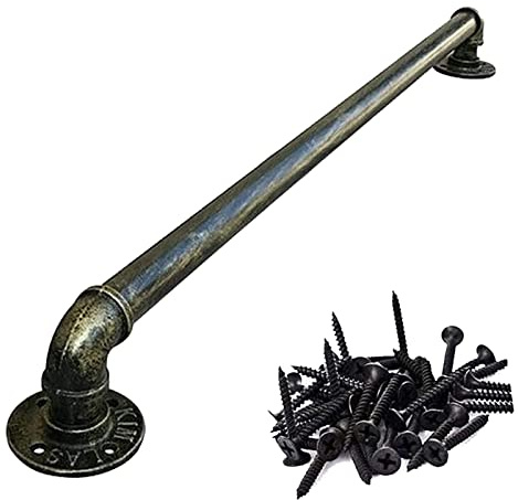 IBOWZ Pasamanos De Escalera para Interior Exterior Pasamanos de Bronce Vintage para escaleras,barandilla de Escalera de 1 2 3 4 5 6 Metros | Pasamanos para pasamanos de Seguridad Antideslizantes