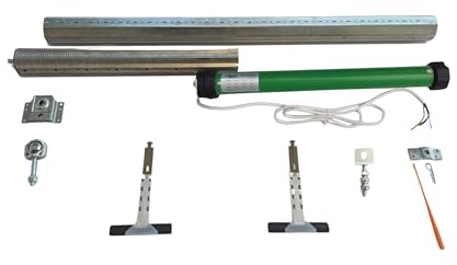 Kit Tapparelle Elettriche 50 Nm 100 kg Varie Misure Disponibili RULLO e STAFFA REGOLABILE Motore per tapparelle Completo di Accessori (da 220 cm a 250 cm)