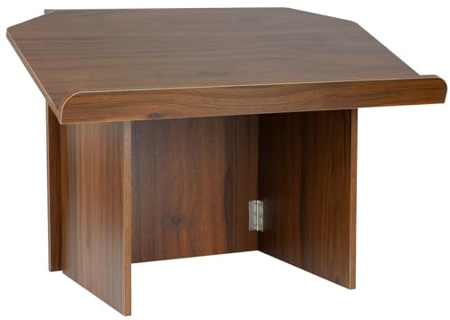 Nisorpa Foldable Table top Podium Lectern Stand with Bookstop Book Stand