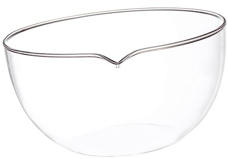JECOMPRIS Verdampfungsschale Aus Glas Mit Ausguss Flacher Boden Säurebeständig Laborwerkzeug Für Erhitzen Und Abgießen Von Flüssigkeiten