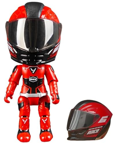 YGCHEN Motorradfahrer Figuren Transform Spielzeug Motorradhelme Deformierter Spielzeug Motorrad Fahrer Action Figure Motorradmodell Verwandlungsspielzeug Kindergeburtstag