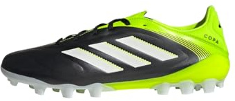 adidas Unisex - Vuxen COPA PURE III LEAGUE 2G/3G Artificial Ground Football Boots, Core Black/Cloud White/Lucid Lemon, 42 EU
