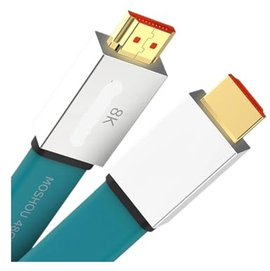Cable HDMI 2.1 Ultra HD (UHD) 8K A 120 Hz, 48 Gbps, For PS5 Y PS4, Macho A, De Audio Vídeo M, 5 15(12m)
