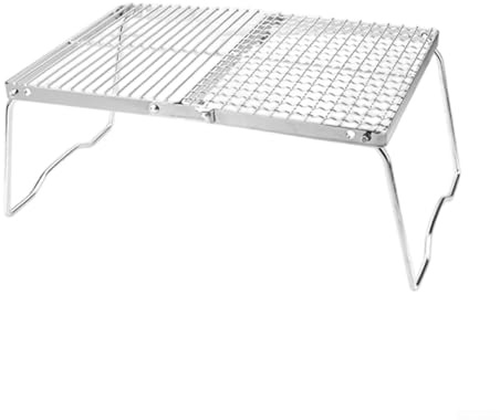 MeevrgR Barbecue portable pliable, grille chauffante pour camping en plein air, pique-nique, barbecue de camp, réchaud de camping compact et équipement de cuisine en plein air