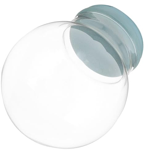 Kit DIY Palla di Vetro Vuota per Globo Neve, Accessori | per Adulti e Bambini, Vetro e Gomma, Design Creativo e Raffinato, Uso Decorativo