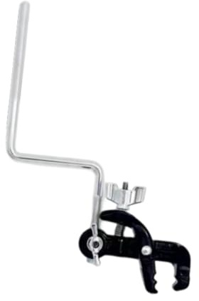 TTETTZ Soporte de Aro para Bombo Abrazadera de Montaje en Z para Percusión Postes de Platillo Diseño Innovador de Acero Inoxidable Compatible para Conciertos, Varilla de Cencerro