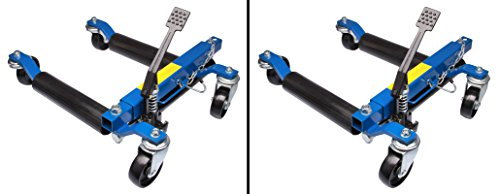 2X Rangier-Hubwagen | 680 kg pro Rangierrolle | hydraulische Rangierhilfe | Rangierroller | Rangierheber | Rangierwagenheber