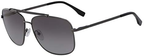 Lacoste Herren L188S 033 59 Sonnenbrille, Grau (Gunmetal)