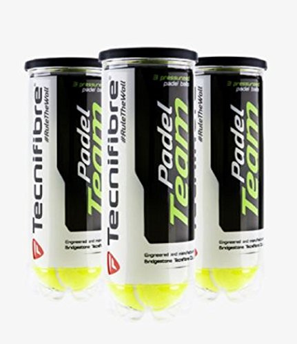 Pelotas de Pádel Tecnifibre Padel Team x9