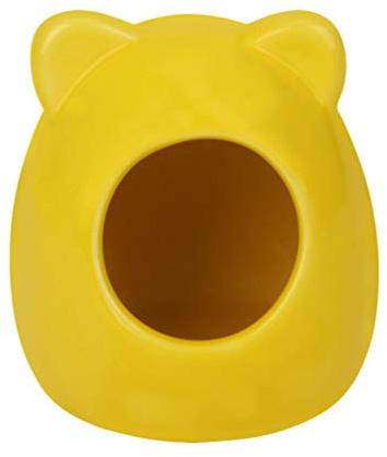 POPETPOP Hamster Ceramic Hideout Summer Cooling Sand Bath Hideaway for Gerbils, Mice, Pigeons and Other Small Animals