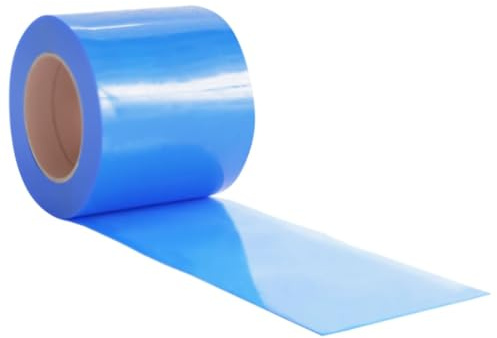 vidaXL Türvorhang Blau 200x1,6 mm 10 m PVC