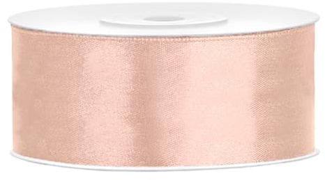 Satinband Auswahl aus 25 Farben und 6 Breiten 3mm 6mm 12mm 25mm 38mm 50mm Dekoband als Deko für Hochzeit, zum Basteln, als Geschenkverpackung