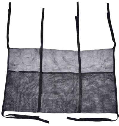 Goowafur Trampoline Shoes Bag - 3 Pouch Design Trampoline Storage Mesh Bag with 4 Straps | Toy Shoe Storage Net Bag Swimming Pool Beach Buggys Storage Bag