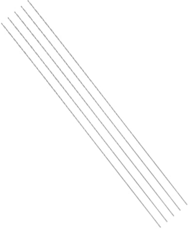 CoCud Barrenas de Taladro Extra Largas Corte Diámetro 0.5mm Vástago 0.02 Longitud 3.9 Barrenas de Acero de Alta Velocidad (Aplicaciones: para Metal Madera Plástico) 5 Piezas