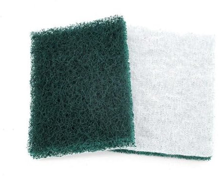 5 estropajos, estropajos de cocina, esponjas reutilizables y pesadas, estropajos para cocina, baño, hogar, fregadero, fregadero, color verde