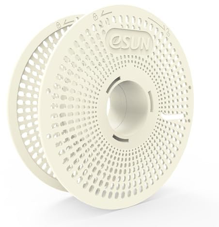eSUN Upgraded eSpool+ Wiederverwendbare und abnehmbare Filamentspule, Hohlfilamenthalter, ABS Refilament Reel Ersatz für Filament Refills,Natural