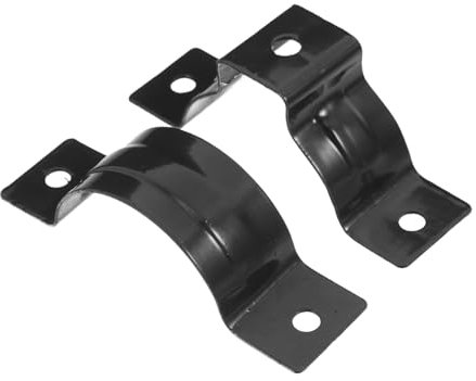 KITANDOVE 1set Aluminum Alloy Pipe Strap Rigid Tube Clamp for Secure Drainage System Water Control Accessory for Various Pipe Applications