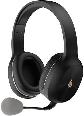 Edifier K750W Cuffie Wireless con Microfono a Sostegno e Girante, Cancellazione del Rumore con AI, 55H di Riproduzione, Ricarica Rapida, Bluetooth 5.4, Connessione Multipoint (K750W, Nero)