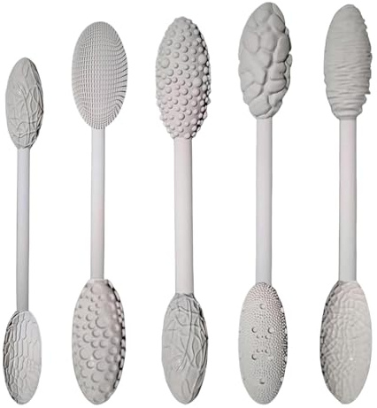 Herramientas de escultura de arcilla, kit de escultura de rodillo de cerámica, juegos de herramientas de textura de arcilla con un diseño de doble cabeza, barra rodante de modelado para principiantes