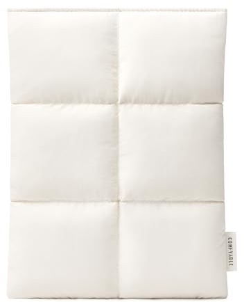 Bekväm puffig surfplattefodral 7–8 tum kompatibel med iPad mini 7 2024 A17 Pro, Mini 6 2021 A15, quiltad puffer surfplatta bärväska för kvinnor män, ris