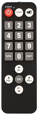 [ Test SEHR GUT, Note 1.2 *] Zehnder HX 2600 Mini Digital Sat Receiver mit Aufnahmefunktion, HD fähig, für Satellitenschüssel (2600 Senioren Fernbedienung)