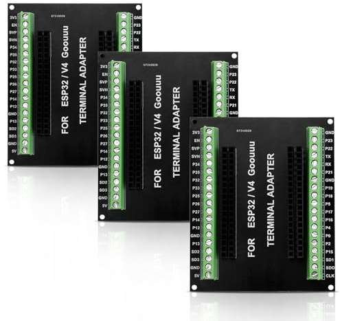 Heemol 3 stycken för ESP32 GPIO breakoutboard för 38PIN 25,5 mm för ESP32 utvecklingstavla expansionskort för ESP32 sockel