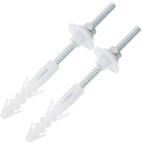 AUTSUPPL Bathroom Sink Screw Replacement Kit for Wall-Mounted Washbasins Reliable Stability Bolts with Washers and Nuts for Firm Fastening and Sleek Aesthetic Installation