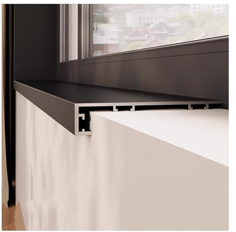 XILYZMO Tamaño Personalizado Ventanas Placa De Repuesto 3 Mm De Grosor Aleación Aluminio Marco Ventana Protector Ventana Salediza Reemplazo Alféizares Placas Extensión