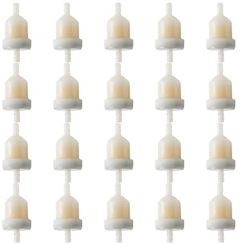 Kraftstoff-Benzinfilter, kompatibel mit GX120 GX160 GX200 GX240 GX270 GX340 GX390 Kettensägen-Ersatzteilen, 20 Stück