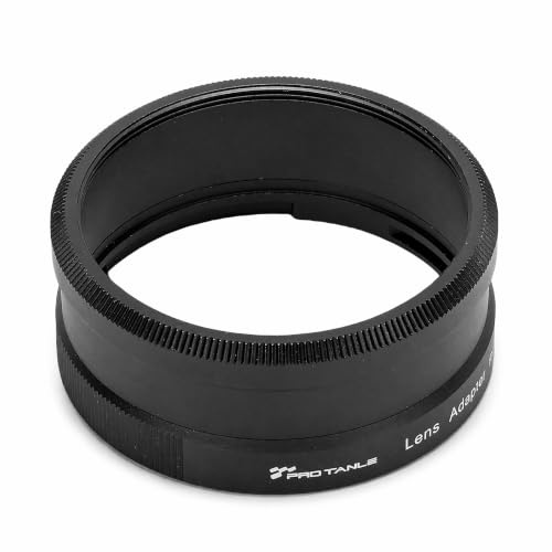 Fabater Adaptador de Filtro de Lente, Repuesto para Cámara GR3 y Lente de Conversión GA1, Rosca de 49 Mm para Tapas de Filtros, Compatible con Lentes Telefoto Macro Gran Angular