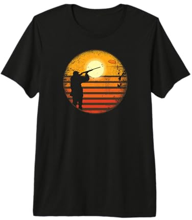 Wurfscheibenschießen Tontauben Scheiben Tontaubenschießen Premium T-Shirt